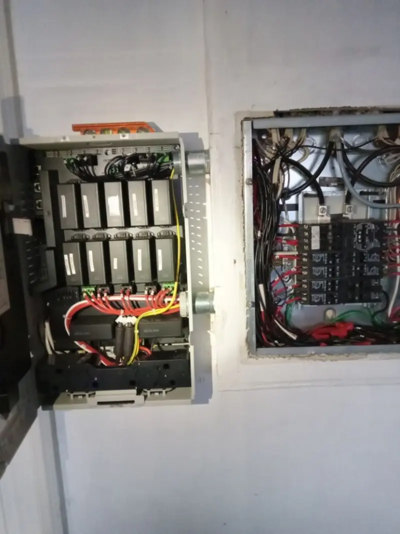Electrical panel upgrade completed for Security Camera Wiring in Bradenton